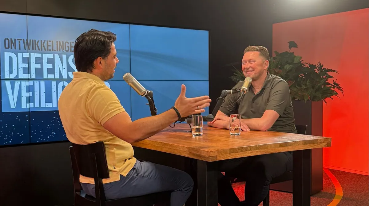 Recording of the podcast Ontwikkelingen binnen Defensie en Veiligheid